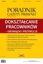 Okładka - Dokształcanie pracowników - obowiązki i przywileje - Infor Pl