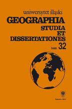 Okładka - Geographia. Studia et Dissertationes. T. 32 - red. Tadeusz Szczypek