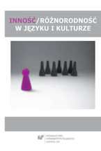 Okładka - Inność/różnorodność w języku i kulturze - red. Ewa Bogdanowska-Jakubowska