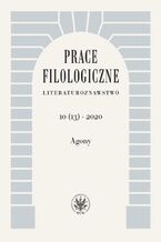 Okładka - Prace Filologiczne. Literaturoznawstwo 10(13) 2020 - Ewa Hoffmann-Piotrowska