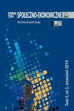 Okładka - Konińskie Studia Społeczno-Ekonomiczne Tom 5 Nr 3 2019 - Jakub Bartoszewski