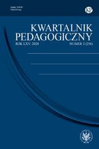 Okładka - Kwartalnik Pedagogiczny 2020/2 (256) - Adam Fijałkowski