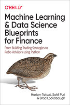 Okładka - Machine Learning and Data Science Blueprints for Finance - Hariom Tatsat, Sahil Puri, Brad Lookabaugh