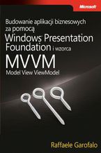 Okładka - Budowanie aplikacji biznesowych za pomocą Windows Presentation Foundation i wzorca Model View ViewM - Garofalo Raffaele