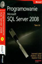 Okładka - Programowanie Microsoft SQL Server 2008 Tom 1 i 2. Pakiet - Leonard Lobel, Andrew J. Brust, Stephen Forte