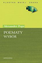 Okładka - Poematy. Wybór - Alexander Pope