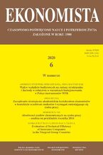 Okładka - Ekonomista 2020 nr 6 - Praca zbiorowa