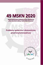 Okładka - Problemy społeczne i ekonomiczne przed erą koronawirusa - Marzena Mogielnicka-Brzozowska, Aleksandra Cichowska