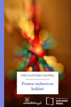 Okładka - Prawo wyborcze kobiet - Zofia Daszyńska-Golińska