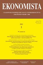 Okładka - Ekonomista 2021 nr 1 - Praca zbiorowa