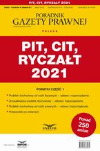 Okładka - PIT CIT Ryczałt 2021 Podatki Część 1 - Praca zbiorowa