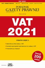 Okładka - Vat 2021 Podatki Część 2 - Praca zbiorowa