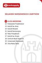 Okładka - Ulica Miodowa. Szlakiem warszawskich zabytków - Ewa Chęć