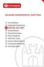 Okładka - Kościół św. Anny. Szlakiem warszawskich zabytków - Ewa Chęć