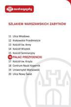 Okładka - Pałac Prezydencki. Szlakiem warszawskich zabytków - Ewa Chęć