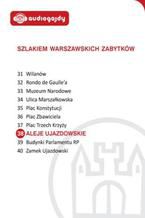 Okładka - Aleje Ujazdowskie. Szlakiem warszawskich zabytków - Ewa Chęć