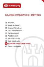 Okładka - Budynki Parlamentu RP. Szlakiem warszawskich zabytków - Ewa Chęć