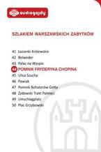 Okładka - Pomnik Fryderyka Chopina. Szlakiem warszawskich zabytków - Ewa Chęć
