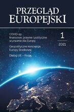 Okładka - Przegląd Europejski 2021/1 - Marta Witkowska