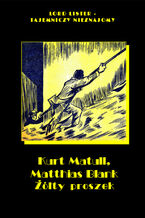 Okładka - Żółty proszek - Kurt Matull, Matthias Blank