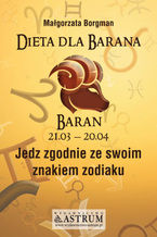 Okładka - Dieta dla Barana. Jedz zgodnie ze swoim znakiem zodiaku - Małgorzata Borgman