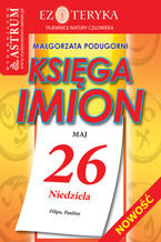 Okładka - Księga imion - Małgorzata Podugorni