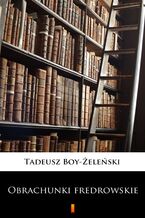 Okładka - Obrachunki fredrowskie - Tadeusz Boy-Żeleński