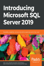 Okładka - Introducing Microsoft SQL Server 2019. Reliability, scalability, and security both on premises and in the cloud - Kellyn Gorman , Allan Hirt , Dave Noderer , Mitchell  Pearson, James Rowland-Jones , Dustin Ryan , Arun Sirpal , Buck Woody