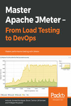 Okładka - Master Apache JMeter - From Load Testing to DevOps. Master performance testing with JMeter - Antonio Gomes Rodrigues, Bruno Demion (Milamber), Philippe Mouawad