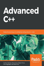 Okładka - Advanced C++. Master the technique of confidently writing robust C++ code - Gazihan Alankus , Olena Lizina , Rakesh Mane, Vivek Nagarajan , Brian Price