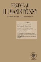Okładka - Przegląd Humanistyczny 2021/3 (474) - Tomasz Wójcik
