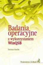 Okładka - Badania operacyjne z wykorzytsaniem WinQSB - Dariusz Siudak