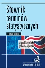Okładka - Słownik terminów statystycznych angielsko-polski polsko-angielski - Tadeusz Walczak