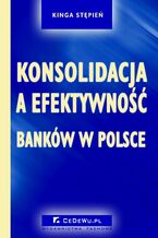 Okładka - Konsolidacja a efektywność banków w Polsce. Rozdział 1. FUNKCJONOWANIE SEKTORA BANKOWEGO WE WSPÓŁCZESNEJ GOSPODARCE RYNKOWEJ - Kinga Stępień