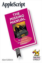 Okładka - AppleScript: The Missing Manual. The Missing Manual - Adam Goldstein