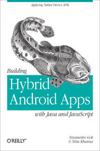 Okładka - Building Hybrid Android Apps with Java and JavaScript. Applying Native Device APIs - Nizamettin Gok, Nitin Khanna