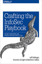 Okładka - Crafting the InfoSec Playbook. Security Monitoring and Incident Response Master Plan - Jeff Bollinger, Brandon Enright, Matthew Valites