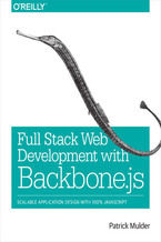Okładka - Full Stack Web Development with Backbone.js - Patrick Mulder