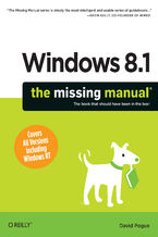 Okładka - Windows 8.1: The Missing Manual - David Pogue