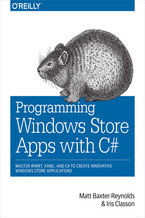 Okładka - Programming Windows Store Apps with C# - Matthew Baxter-Reynolds, Iris Classon