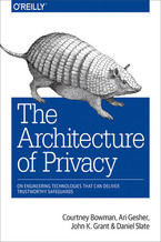 Okładka - The Architecture of Privacy. On Engineering Technologies that Can Deliver Trustworthy Safeguards - Courtney Bowman, Ari Gesher, John K Grant