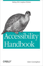 Okładka - Accessibility Handbook - Katie Cunningham