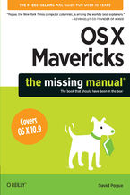 Okładka - OS X Mavericks: The Missing Manual - David Pogue