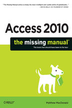 Okładka - Access 2010: The Missing Manual - Matthew MacDonald