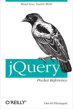 Okładka - jQuery Pocket Reference. Read Less, Learn More - David Flanagan