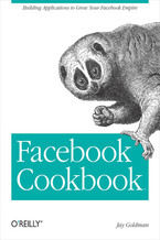 Okładka - Facebook Cookbook. Building Applications to Grow Your Facebook Empire - Jay Goldman