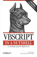 Okładka - VBScript in a Nutshell. 2nd Edition - Paul Lomax, Matt Childs, Ron Petrusha