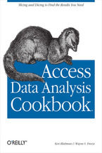 Okładka - Access Data Analysis Cookbook - Ken Bluttman, Wayne S. Freeze