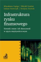 Okładka - Infrastruktura rynku finansowego - kierunki zmian i ich skuteczność w ujęciu międzysektorowym - Mirosława Capiga, Witold Gradoń, Łukasz Szewczyk
