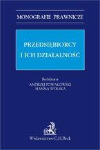 Okładka - Przedsiębiorcy i ich działalność - Andrzej Powałowski, Hanna Wolska
